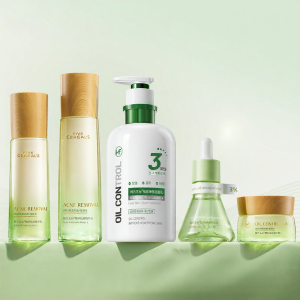 FIVE CEREALS | Oil Control Acne Treatment Pore Minimizer Blemish Reducing Lotion Set