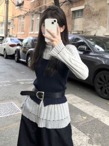 LIRUSHAN | Unique Elegant Korean Style Women Summer Autumn Outfit Set Long Dress