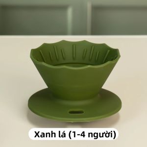 Bộ Lọc Cà Phê Bằng Silicon Có Thể Gập Lại Tái Sử Dụng Di Động Dạng Phễu - Thiết Bị Pha Cà Phê Thân Thiện Với Môi Trường
