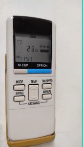 Replacement Remote Control for National Aircond / Air Conditioner + 2 Batteries (Compatible Remote Controller)