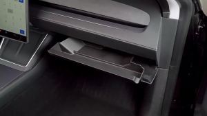 Glove Box Storage Box for Tesla Model Y/YL Juniper/Model 3 Highland LHD Copilot Side Storage Tray Tidying Organizer Accessories