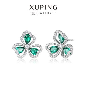 XUPING | Bông Tai Hoa Ba Lá Làm Sáng Da