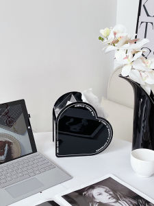 Hộp Đựng Khăn Giấy Acrylic Hình Trái Tim Sáng Tạo Đơn Giản Dùng Trong Gia Đình Phòng Khách Bàn Trà Phòng Ngủ Hộp Đựng Khăn Giấy