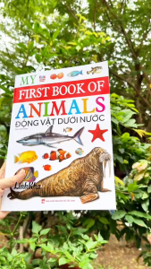 My First Book Of Animal - Động vật dưới nước - Sách thư viện hình ảnh song ngư đầu tiên cho bé - Việt Thư