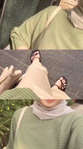 BATWING SWEATER OVERSIZE / BATWING BLOUSE RAJUT