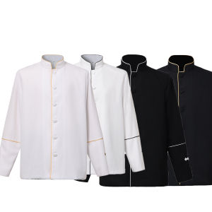 Clergy Mens Coat Priest Jacket Pastor Preacher Minister Clerical Jackets Tops Long Sleeve