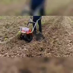 REAIM 7.5HP 52CC Gasoline Tiller Cultivator Multi-Function Rotary Micro Tiller for Farm Garden Soil Plowing & Tilling