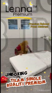 KESELESAAN MEWAH! TILAM LENNA PREMIUM REBOND FOAM 6"/8"/10" (SINGLE/SUPER SINGLE/QUEEN) LUXURY COMFORT MATTRESS