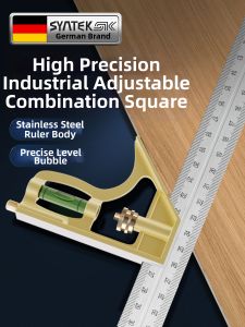 syntek | Multi-function Stainless Steel Carpenter Angle Ruler