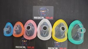 Anesthesia Mask / Ventilating face mask - Per Piece or Complete Set (6 pcs)