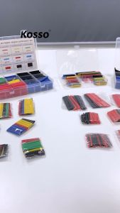 Kosso 750 ชิ้น ท่อหดหุ้มสายไฟ ท่อหดความร้อน หุ้มสายไฟ ท่อหดหุ้มสายไฟ ใช้หุ้มสายไฟหรือสายต่างๆ สำหรับ สายไฟ สายลำโพง ฉนวนหุ้มสายไฟ ท่อหด สายชาร์จ เทปพันสายไฟ #440 FSA