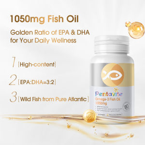 Pentavite Omega-3 Fish Oil 1050mg (30 softgels) 鱼油软胶囊（30粒）