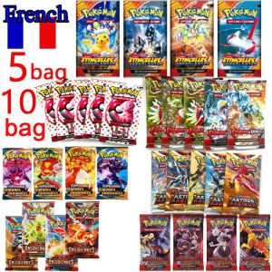 Takara Tomy | 5~10Bags French Pokémon TCG: Ecarlet & Violet Etsncelles Astral Radiance Obsidian Flames Booster Box Pokémon Cards Game
