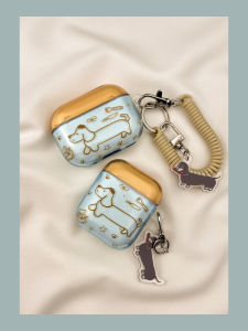 Korean Style Sausage Dog Wireless Bluetooth Earphone Case Protective Cover for AirPods 4 3 2 pro Generation 4 5