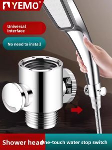 YEMO | Quick Switch Shower Handheld Spray Gun with Soft Hose and Pressure Valve