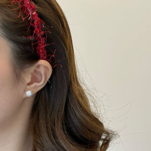 หมวกคล้องผมแบบผูกด้วยเส้นขนสัตว์สำหรับผู้หญิง หมวกคล้องผมแบบมีฟัน หมวกคล้องผมแบบใช้งานได้หลากหลาย หมวกคล้องผมแบบอเนกประสงค์สำหรับฤดูใบไม้ร่วงและฤดูหนาว