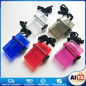 ★Same Day Shipping★ 1Pc ABS Waterproof Box Case Capsule Storage Container with String Clip for Scuba Diving Diver Surfing Kayaking Accessories