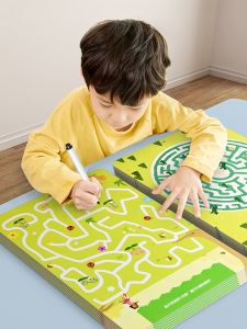 BEISHU | Sách Ôn Tập Phát Triển Não Bộ Bằng Đồ Chơi Ghép Hình