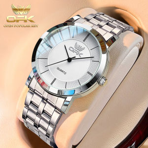 OPK resmi autentik jam tangan pria dewasa 2025 tahan air cermin HD tali jam baja tahan karat jam tangan kasual pria