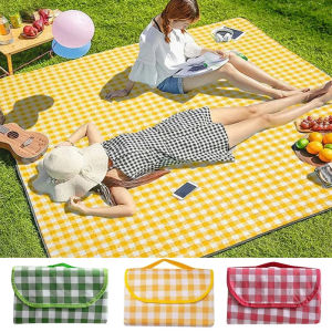 Waterproof Cloth Sand Beach MatsFoldable Camping Mat Thicken Tent Picnic Blanket Pad Moisture-proof Picnic Mat Picnic Blanket