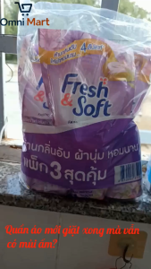 Nước Xả Vải Fresh & Soft Thái Lan 500ml Chính Hãng - Lưu Hương Lâu Mềm Vải (Lẻ 1 Túi / Lốc 3 Túi)