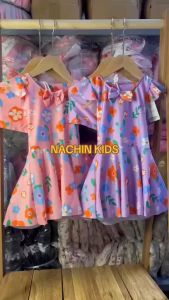 Váy Bơi +Kèm Quần Bé Gái Size Đại 2024 hiên thần_Hình Hoa - Váy Bơi QC cao cấp Size từ 12-40kg