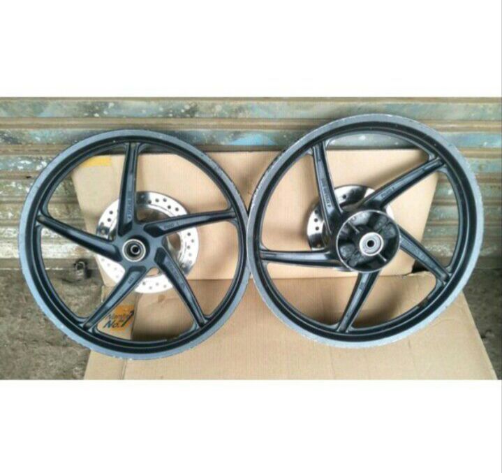 velg racing standar Supra x 125 new double disk copotan asli