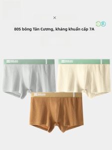 MiiOW | Quần lót nam Catman bằng cotton nguyên chất kháng khuẩn 7A lụa tơ tằm quần đùi nam trẻ tuổi mùa xuân 2025 quần lót nam