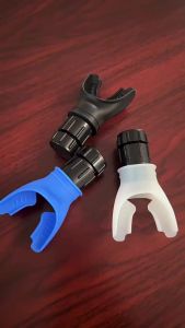 ZMONH Scuba Diving Second Stage Silicone Tongue Drag Mouthpieces Snorkel Regulator Colorful Octopus Mouthpiece Bite Retainer