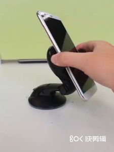 360 Degree Rotation Car Mount Phone Holder Stand W/ Multi Angle Super Sticky Gel Pad Comaptible For Smooth Surface Table Desktop Tiles Car Dashboard Windscreen