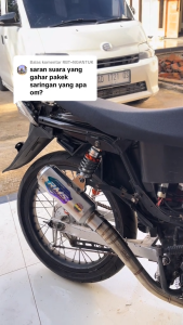 Knalpot RMS Muffler Original: Pilihan Terbaik untuk Motor Jupiter Z, Z1 Vega, R Supra Grand, 125 Revo & Blade SARTENG