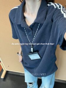 NANSSE | Áo Thun Polo Sọc Phong Cách Sạch Mát Mẻ