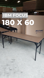 Meja Lipat Meja IBM Meja Rapat Meja Banquet - Seahorse FOCUS 180x60 Multiplek HPL