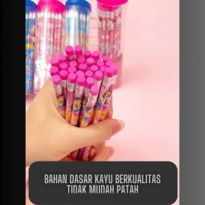 Pensil Karakter Kepala Penghapus / 1 Tabung 30 Pcs / Pinsil / Pencil / Pensil Tabung / Pensil HB karakter / Keep Blessing