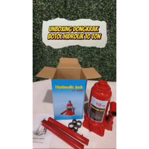 BERGARANSI KOTUMY Dongkrak Botol 5 ton Mobil Hidrolik Manual Anti Slip High Quality Piston - HDR05