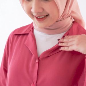 Kemeja Basic Kerah V (Rayon Twill) - CALAMBY