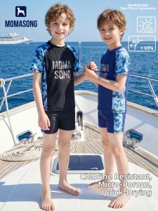 Momasong | Boys Swimwear Set Sun Protection For Hot Spring Vacation