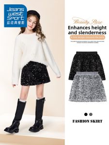 JEANSWEST SPORT | Chân Váy Bóng Bẩy Cho Bé Gái