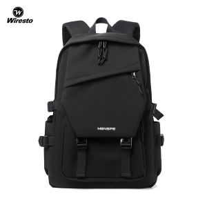 Wiresta กระเป๋าสะพายเดินทางกันน้ำแบคแพ็คผู้ชายกระเป๋าธุรกิจกระเป๋าสะพายไหล่แบบลำลองกระเป๋าสะพายวิทยาลัยกันขโมยกระเป๋าเป้สะพายหลังกระเป๋านักเรียน