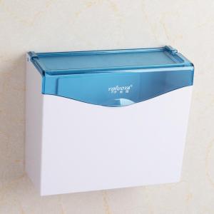 Bathroom Toilet Paper Box Waterproof Square Flat Paper Box Sanitary Room Tissue Holder No Drilling Required Household Storage Organizer
