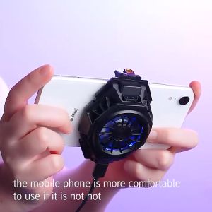 พัดลมระบายความร้อนมือถือ แสงไฟ RGB Backlight เสียงเงียบ เย็นเร็ว สามารถชาร์จโทรศัพท์ได้