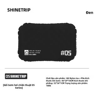 ShineTrip | Gối Ngủ Bơm Hơi Siêu Nhẹ NewShineTrip Gấp Gọn Di Động Thoải Mái Khi Ngủ Kèm Túi Đựng Dành Cho Du Lịch Ngoài Trời