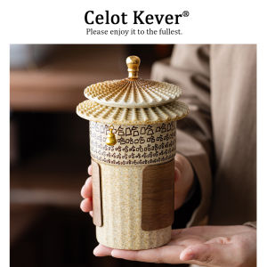 Creative Ceramic Tea Infuser Mug With Lid