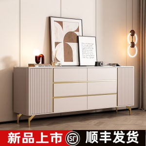 Accessible Luxury Chest of Drawers Modern Minimalist Multi-Functional Storage Cabinet Chest of Drawer Large Capacity Bedroom Locker of Bed End Chest of Drawers