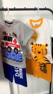 Setelan Anak Laki-Laki Motif Singa Hello Size 2-10 Tahun / baju anak / baju murah / COD