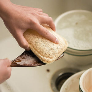 Natural Sponge Cloth Kitchen Cleaning Tool for Dishwashing Pot Brush Microfiber Towel Home Use Household Cleaning Tool