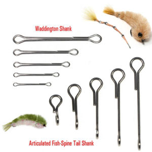 [20PCS] Sculpin Mask Fly Tying Material Hook Shank Articulated Fish Spine 10mm 15mm 20mm 25mm 30mm 35mm 40mm 45mm 50mm 55mm