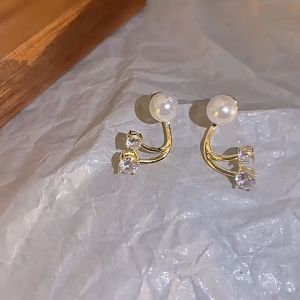 Anting Mutiara Korea Model Tusuk Permata untuk Wanita Fashion Earrings Aksesoris Anting HS E28
