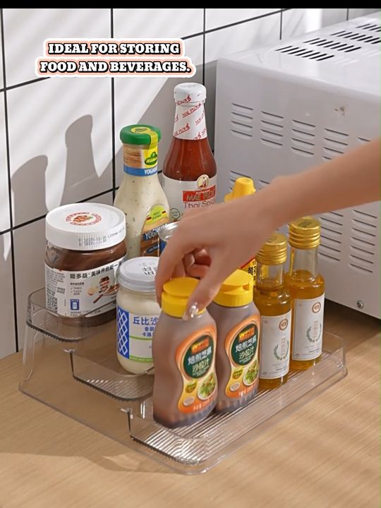 Locaupin Kitchen Multi-layer Storage Organizer Condiments Rack ...