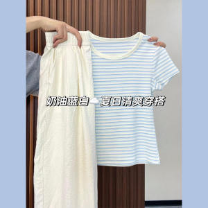 Bộ Đồ Hai Mảnh Phong Cách Hàn Quốc Ngọt Ngào Và Mặn Mà Bộ Đồ Thường Ngày Mùa Hè Cho Nữ Bộ Đồ Thời Trang Giản Dị Bộ Đồ Hai Mảnh